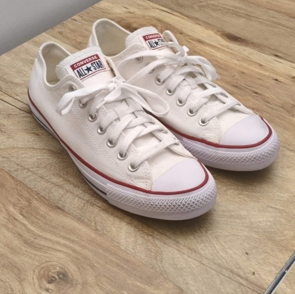 White Low-Top Converse